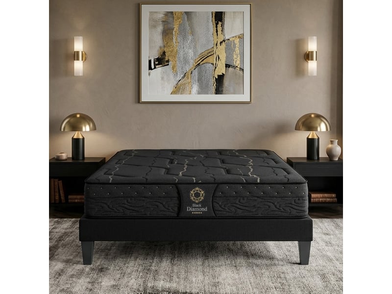  Matelas hybride 32 cm black diamond 180x200 3MA194.1820 - Conforama B
