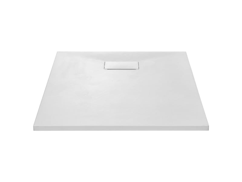  Bac de douche receveur de douche rectangulaire salle de bain maison intérieur trou de drain standard de 9 cm smc 100 x 80 cm blanc 02_0003445  - Conforama A
