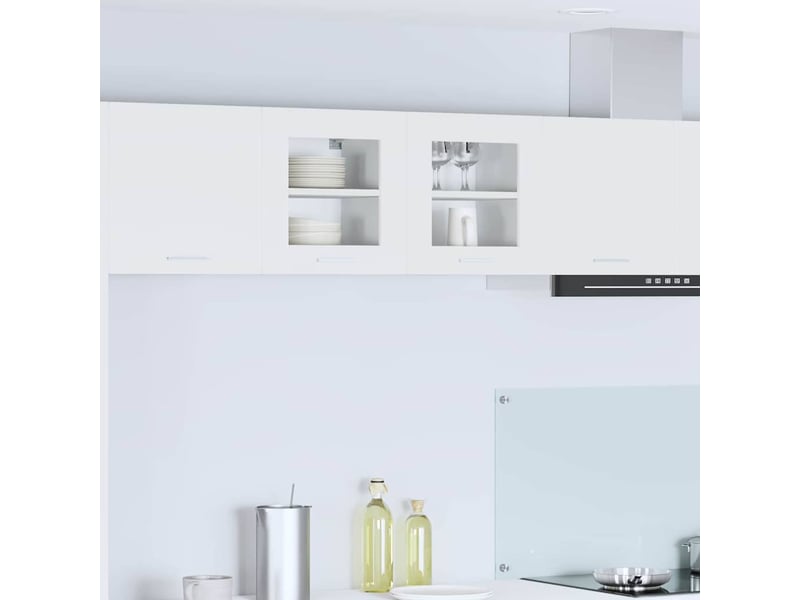  Meuble de rangement cuisine, armoire suspendue blanc 40x31x40cm bois d'ingénierie shl7627  - Conforama B