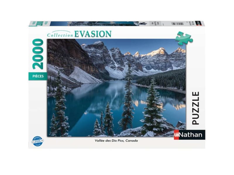  Puzzle 2000 p - vallee des dix pics canada 87312 - Conforama A