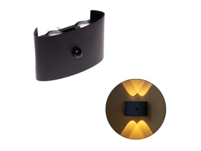  Veilleuse led à détection de mouvement, éclairage haut et bas – aluminium, pour mur et ambiance intérieure  - Conforama A
