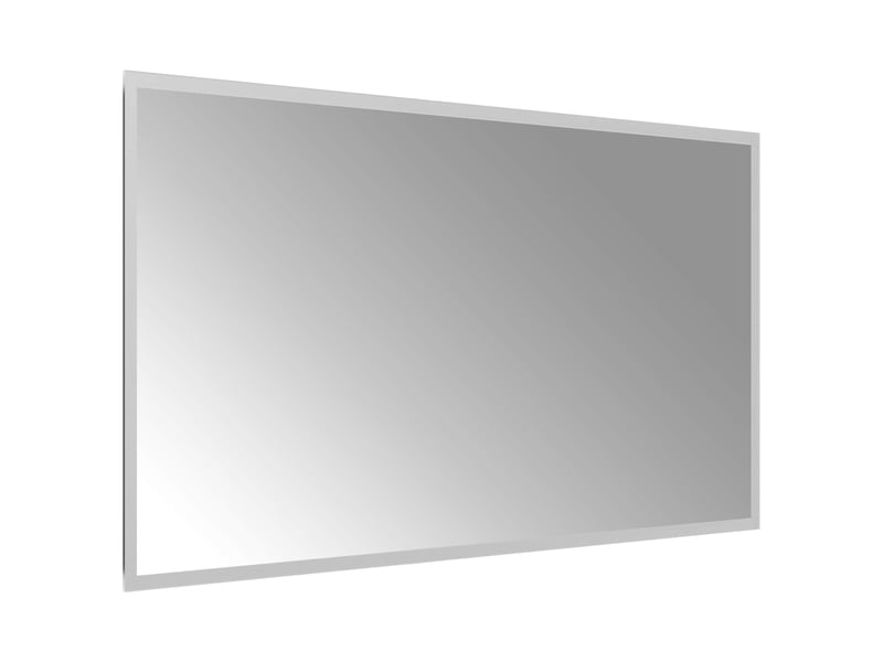 Miroir de salle de bain, miroir de toilette led transparent 90 x 50 cm verre trempé cf62627 - Conforama D