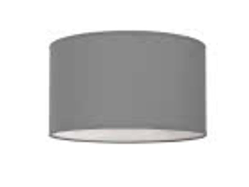  Fabrilamp nicole plafonnier textile gris avec diffuseur, 4 x e27, ø 50 cm 042985028 - Conforama B