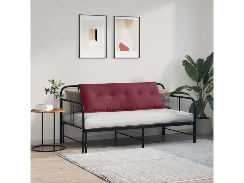  Coussin de dos, coussin de dossier bordeaux 140 x 19 x 50 cm tissu cf54582  - Conforama D