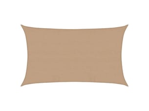Voile d'ombrage - voile d'ombre - voile parasol 160 gm² taupe 5x8 m pehd