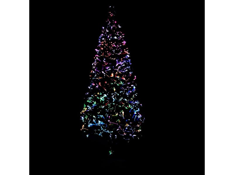  Sapin de noël - arbre de noël artificiel avec support vert 150 cm fibre optique  - Conforama E