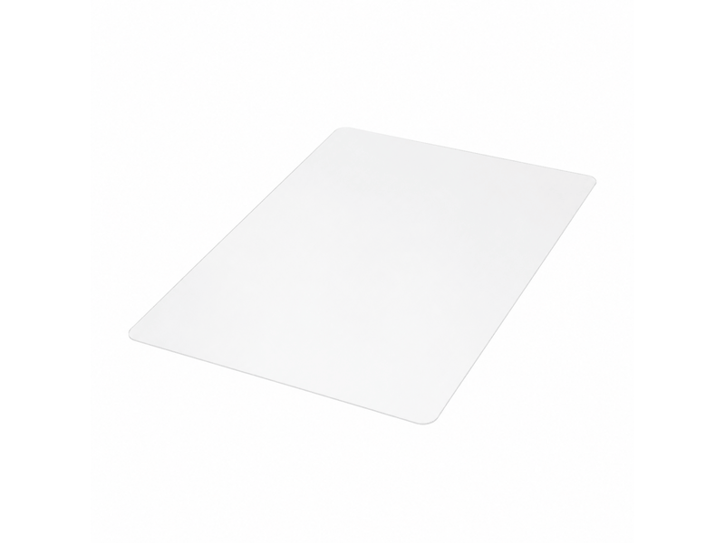  Tapis de protection de sol 100 x 150 cm transparent en plastique, antidérapant pour chaise de bureau  - Conforama A
