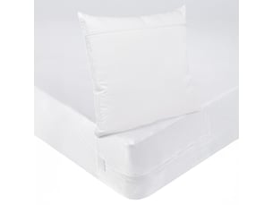 Pack anti-punaises de lit protège-matelas 90x190cm + 1 protège oreiller 63x63cm imperméables