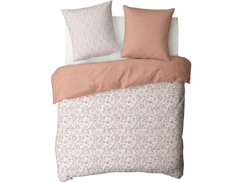 Parure de lit Housse+ 2 taies 220x240 cm FLORINE - Conforama C