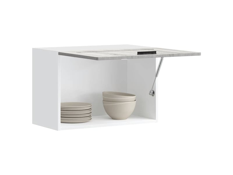  Meuble de rangement, armoire murale de cuisine porto sonoma gris bois d'ingénierie shl9941  - Conforama D
