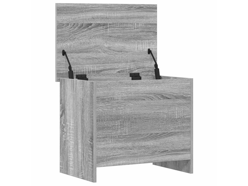 Coffre de rangement avec stockage sonoma gris 60x40x50 cm - Conforama E