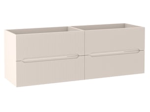 Meuble sous vasque suspendu 4t novo l.160 cm cachemire mat
