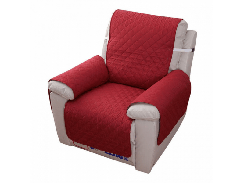  Housse de chaise - rouge 55 x 200 cm housse fauteuil relax 1 place, housse de canapé protecteur inclinable imperméable pour chambre  - Conforama A