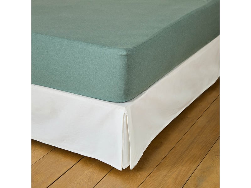  Dunlopillo - protège matelas 2 en 1 imperméable vert  - Conforama A