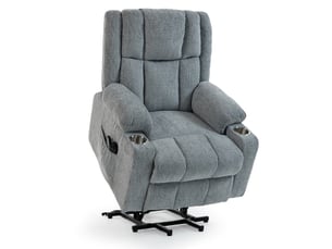 Fauteuil relax électrique  RAELUNYI Cuir / Tissu noir