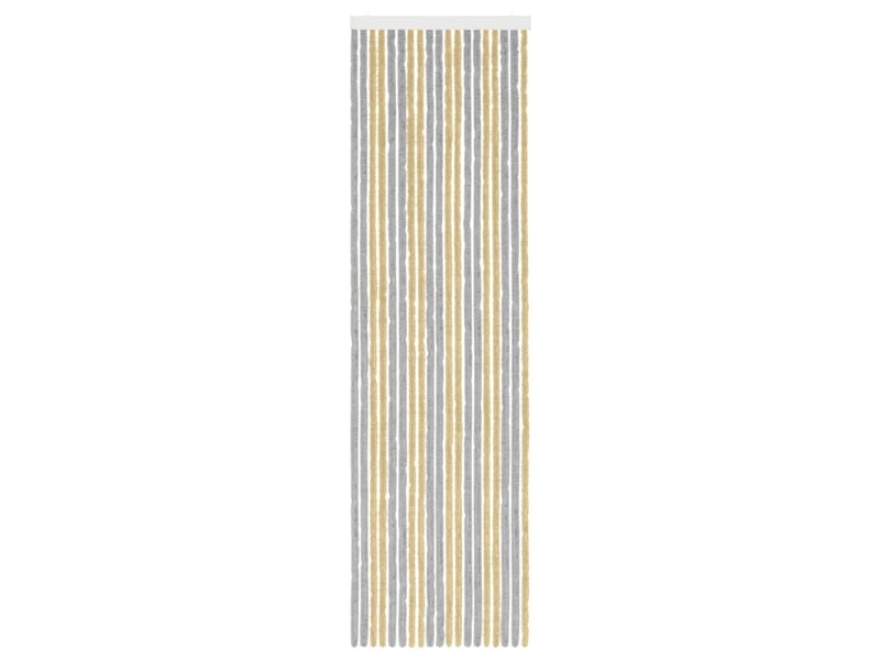  Rideau anti-insectes, moustiquaire en chenille gris et beige 56 x 200 cm cf43447  - Conforama C