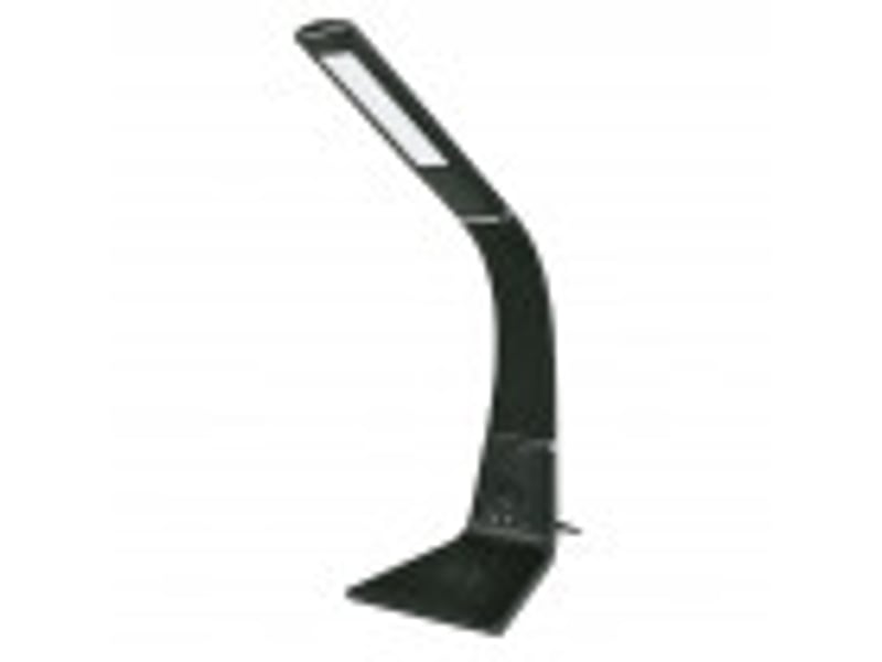  Fabrilamp kodonita lampe de bureau led noirchrome 5 w 400 lm, charge qi, tactile et dimmable 139271009 - Conforama B