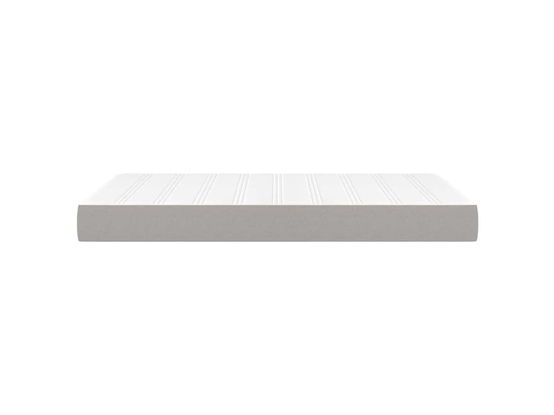 Matelas de lit à ressorts ensachés fermeté moyenne gris clair 120x200x20 cm shl70863 - Conforama D