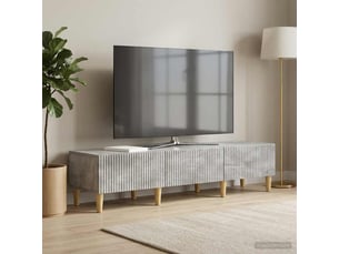 Meuble tv coloris gris 147 cm <strong></strong>  <strong></strong>