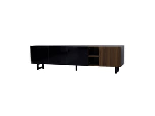 Meuble tv coloris bicolore 180 cm   