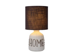 Lampe de table diam. 16,5 cm 1xe14 40w ip20 blanc - lucide - cosby