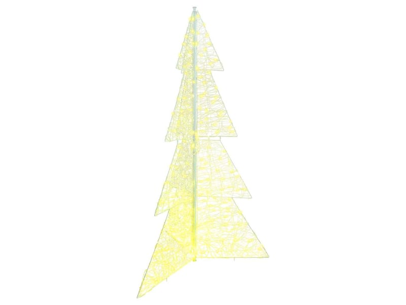  Sapin de noël - arbre de noël 240 led blanc chaud 180 cm acrylique  - Conforama A