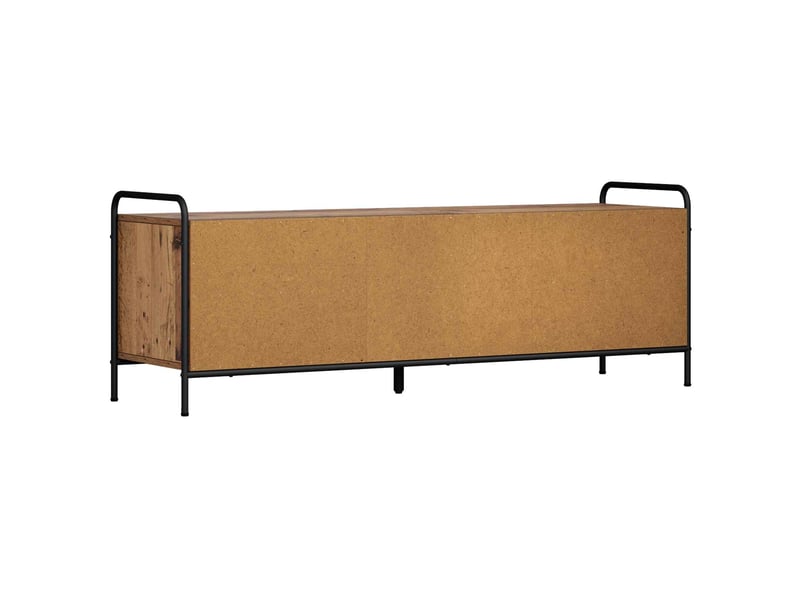  Meuble tv, banc tv 140x39,5x50 cm bois ancien bois d'ingénierie shl40618  - Conforama E