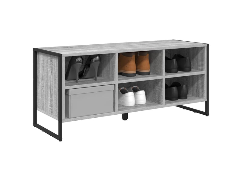  Banc à chaussures, meuble à chaussures 100x35x44 cm bois d'ingénierie shl6270  - Conforama C