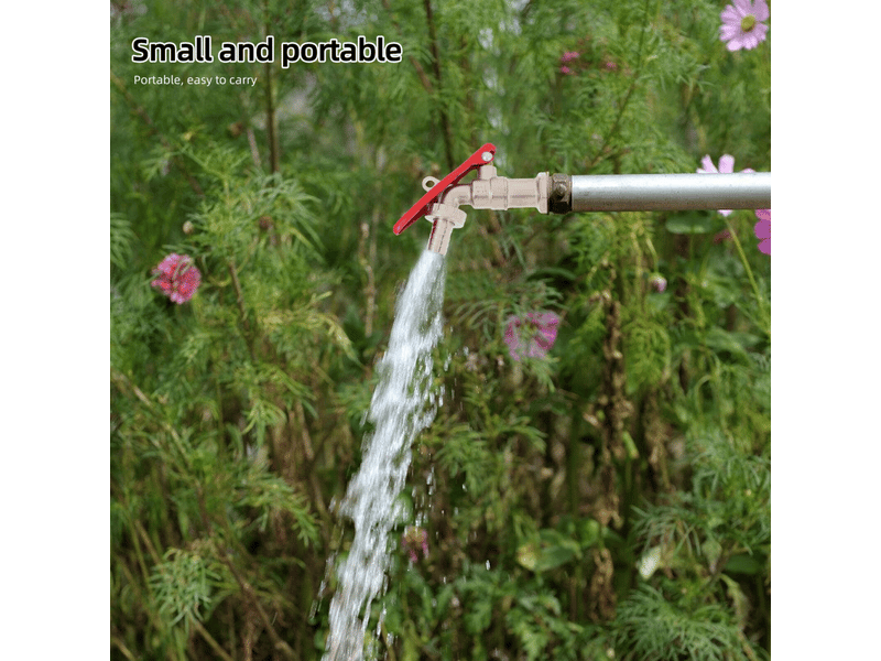  Robinet de jardin verrouillable en laiton 34 à haut débit, résistant au gel système de verrouillage sécurisé pour arrosage extérieur  - Conforama E
