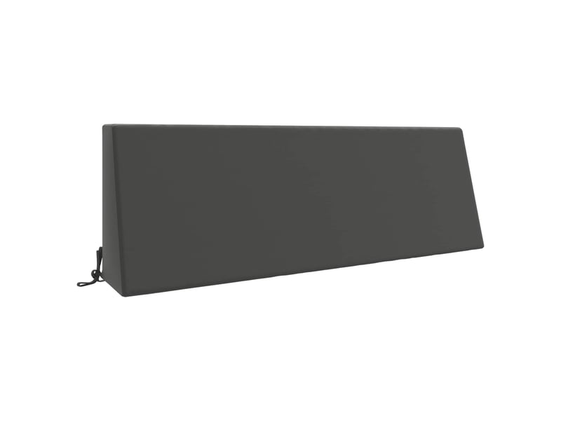 Coussin de dossier, coussin de dos soest 100 % polyester anthracite cf55197 - Conforama A