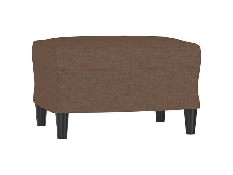  Canapé droit, sofa, canapé à 3 places avec repose-pieds marron 180 cm tissu cf20454  - Conforama E