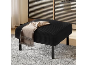 Pouf / repose pied PANGIVO W2845P307291 noir