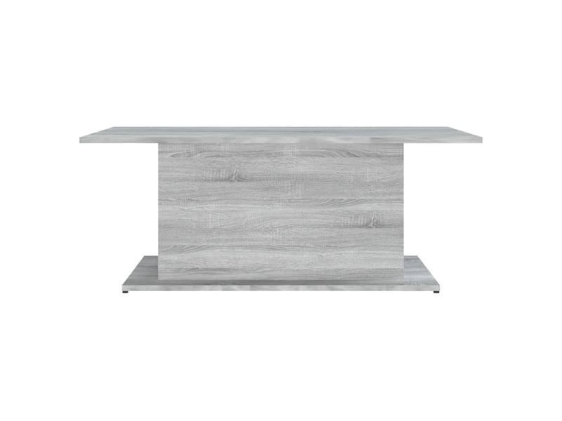  Table basse rectangulaire | table de salon sonoma gris 102x55,5x40 cm bois d'ingénierie  - Conforama D