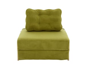 Fauteuil convertible Velours côtelé vert