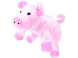 Marionnette peluche - cochon