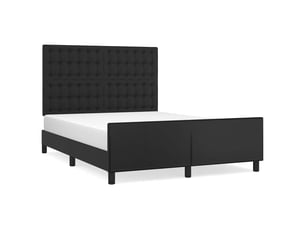 Lit 2 places 140x190 cm    coloris noir