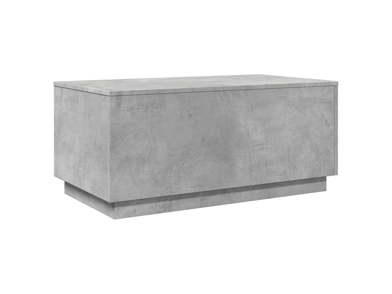 Table basse | table d'appoint salon avec lumières led gris béton 90x50x40 cm shl5428  - Conforama C