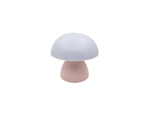Veilleuse champignon à tapoter, lumière blanc chaud – lampe d'ambiance pour chambre, chevet et table-rose