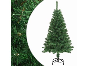 Sapin de noël, arbre de noël artificiel avec branches épaisses vert 150 cm pvc