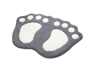 Tapis de bain tapis absorbant l'eau antidérapant tapis de bain en microfibre doux lavable, pour salle de bain, douche, chambre