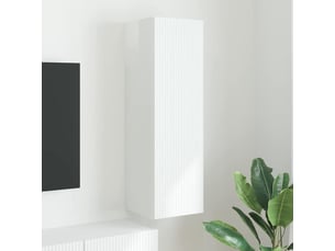 Meuble tv coloris blanc 30 cm   