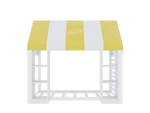 Lit mezzanine 90x200 cm <strong>HNCBB</strong>  <strong></strong> coloris blanc