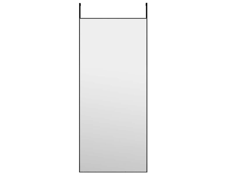  Miroir de porte, miroir décoratif noir 40x100 cm verre et aluminium cf62727  - Conforama A