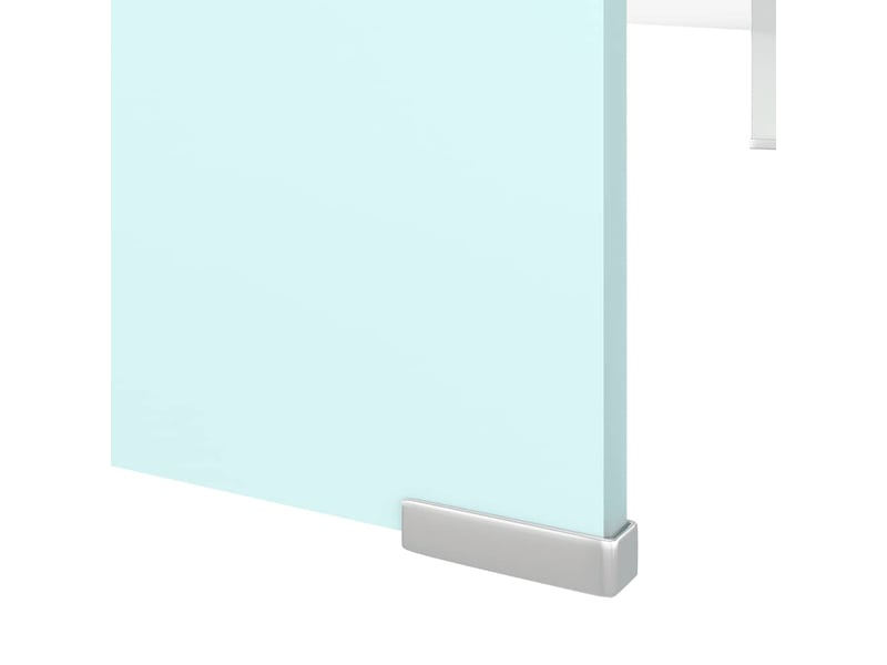  Meuble tv - banc tv - meuble de rangementsupport pour moniteur 110x30x13 cm verre vert  - Conforama E