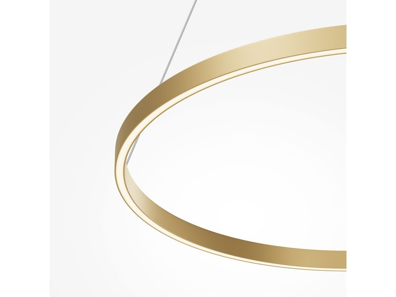  Maytoni rim suspension led rim en laiton, intensité variable, 3000-4000k  - Conforama B