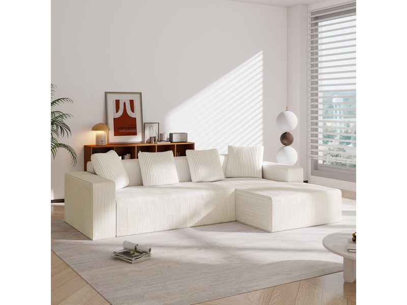 Canapé modulable, canapé de salon – style cloud, pour salon, sans cadre, pour chambre - Conforama W