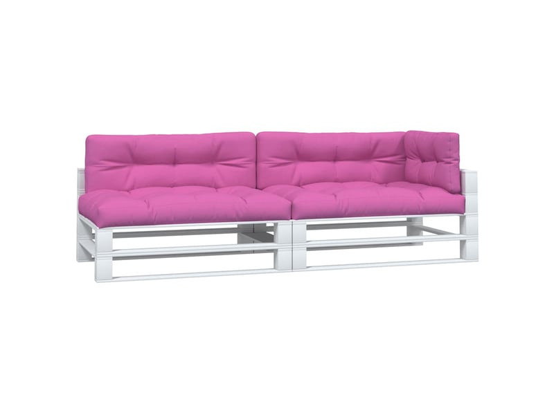  Lot de 5 coussins de palette, coussins de canapé rose tissu cf59743  - Conforama C