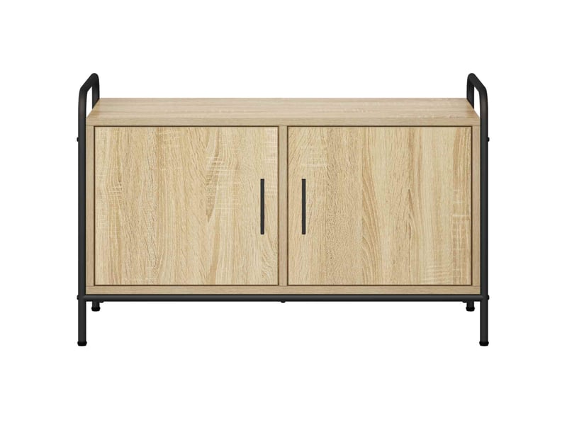  Meuble tv moderne, banc tv 79,5x33x50 cm chêne sonoma bois d'ingénierie shl96931  - Conforama D