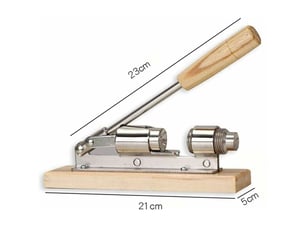 Casse-noisette manuel en bois, ouvre-écrou de cuisine pour noix, amandes et noisettes (1 pcs)