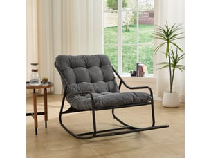 Fauteuil fixe  <strong></strong> Tissu gris